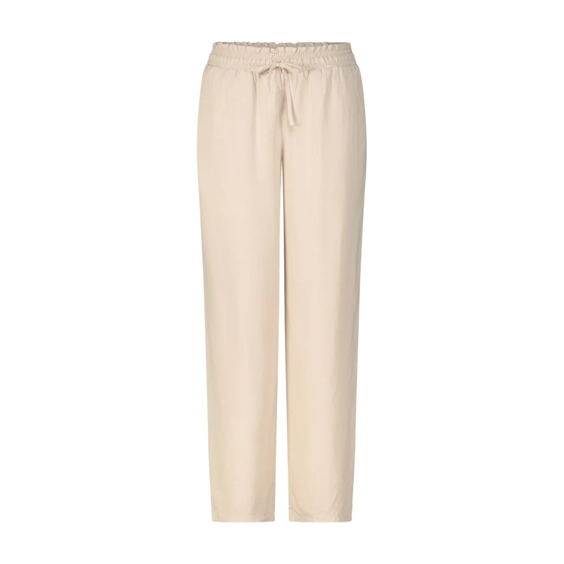 Bella Dahl Freizeithose Stoffhose mit Schnürung beige