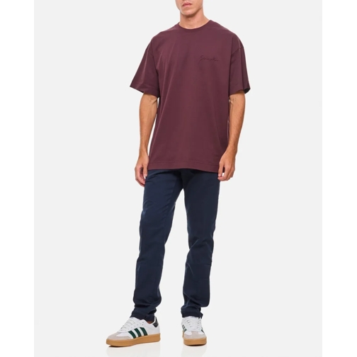 Givenchy T-Shirts Cotton T-Shirt Burgundy