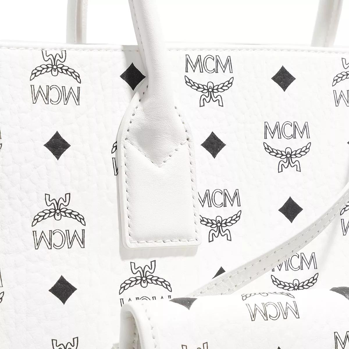 White hot sale mcm purse