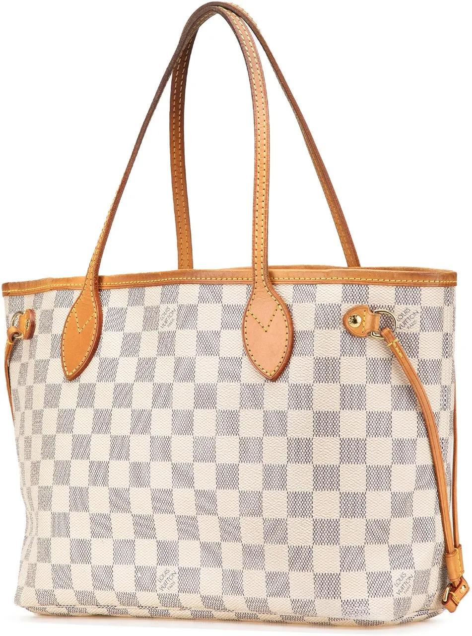 Thumbnail - Louis Vuitton Shopper - 2012 Damier Azur Neverfull PM - Gr. unisize - in Grau - für Damen
