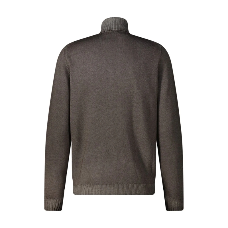 FILIPPO DE LAURENTIIS Pull à col roulé Rollkragenpullover aus Merinowolle grau(Image 8)