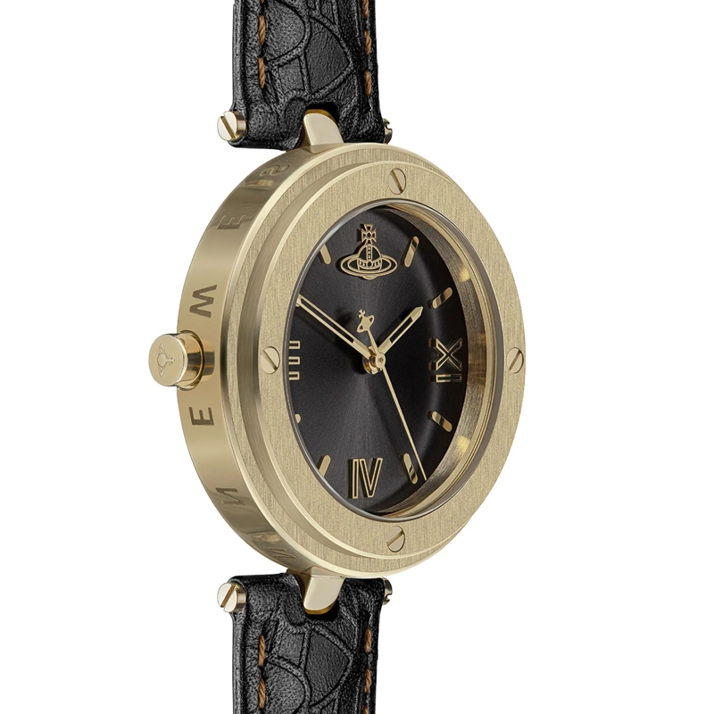 Vivienne Westwood Automatikuhr Quarzuhr Whitehall schwarz(Image 5)