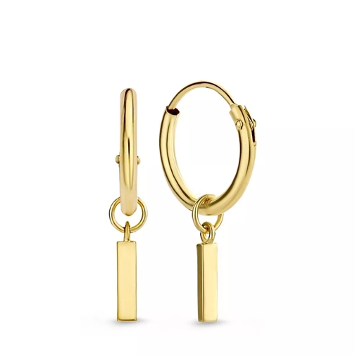 Isabel Bernard Monceau Laurine 14 Karat Ear Rings With Rods Gold Hoop