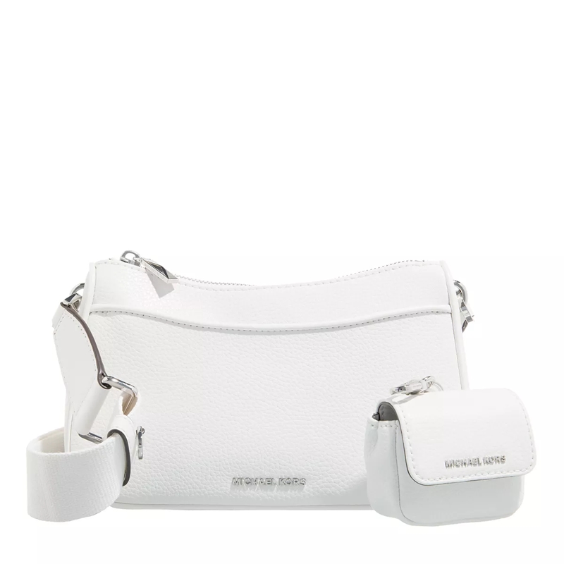 MICHAEL Michael Kors Crossbody Bag Md Tz Pch Xbody W Strap Optic White