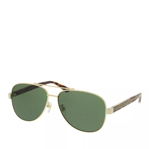Gucci GG0528S-004 60 Sunglass METAL GOLD Sunglasses