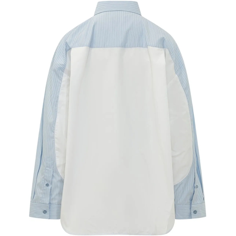 Off-White Bluse Camicia Stripe Pop Lover hellblau(Image 2)