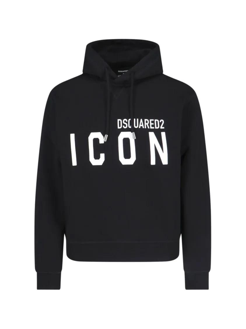 Thumbnail - Dsquared2 - "Icon" Hoodie – Black - Größe XL - schwarz
