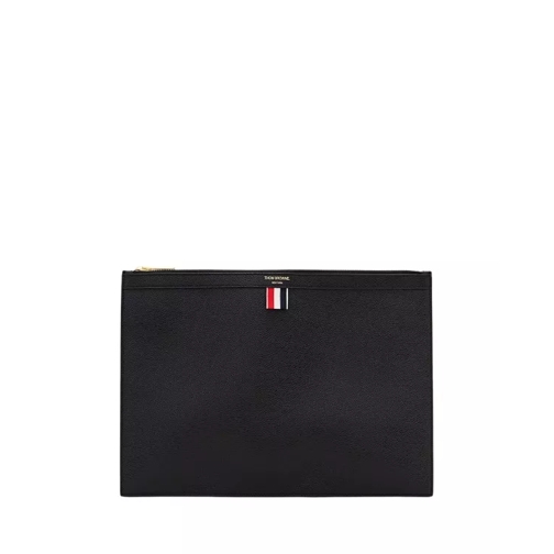 Thom Browne Medium Document Holder Black Crossbody Bag