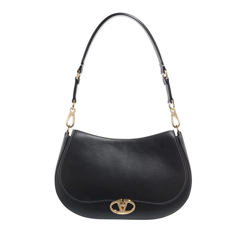 Valentino Garavani Hobo Bag Medium Shoulder Bag Nero