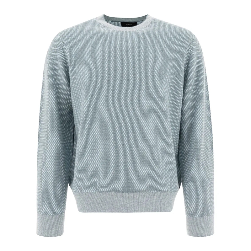 Vince Pullover "Geo-Jacquard" Sweater Blue