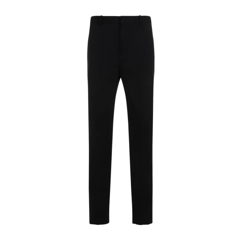 Saint Laurent Pantalon de costume Black Wool Trouser Tux Black