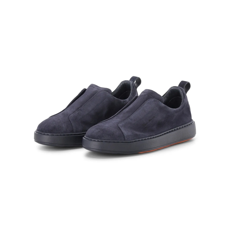 Santoni Low-Top-Sneaker Sneaker Donkerblauw blau(Image 2)