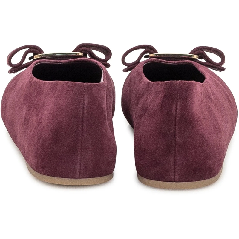 Salvatore Ferragamo Ballerines Ballerine Ferragamo in camoscio lila(Image 3)