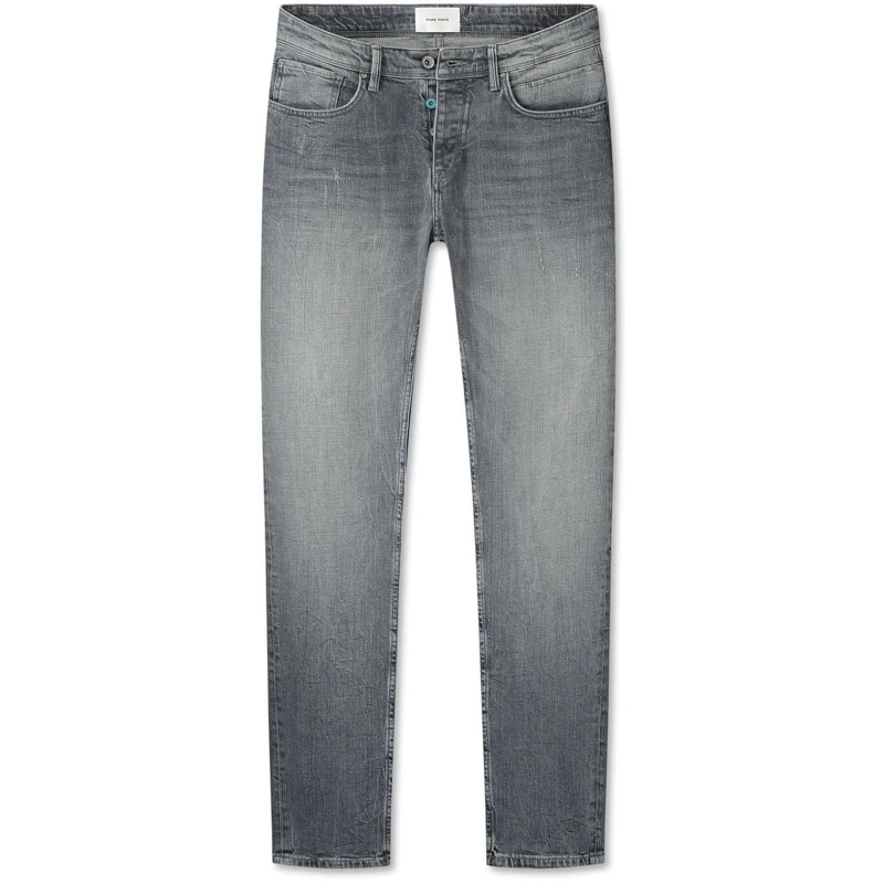 PURE PATH Skinny-Leg-Jeans The Ryan grau