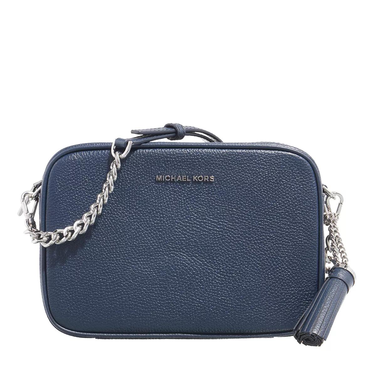 Michael kors jet set crossbody navy on sale