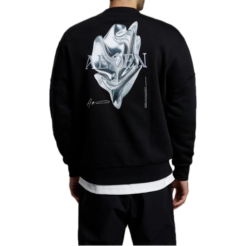 AEDEN  Moshin Sweater Black schwarz