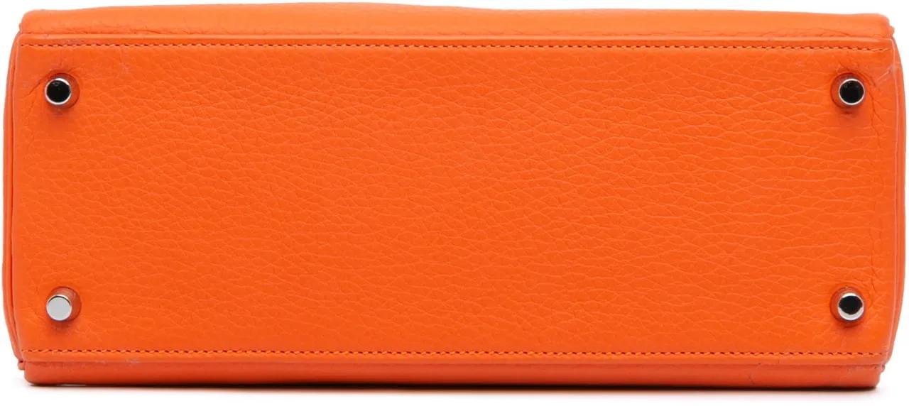 Thumbnail - Hermès Hobo Bags - Togo Kelly II Retourne 28 - Gr. unisize - in Orange - für Damen