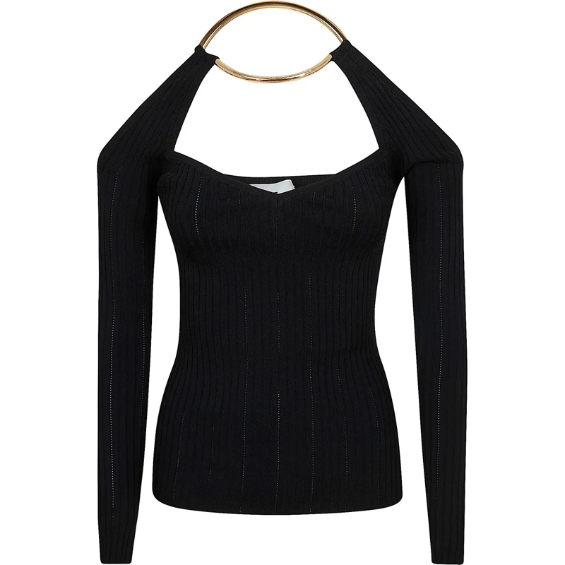 Elisabetta Franchi  ELISABETTA FRANCHI MAGLIA TRICOT schwarz