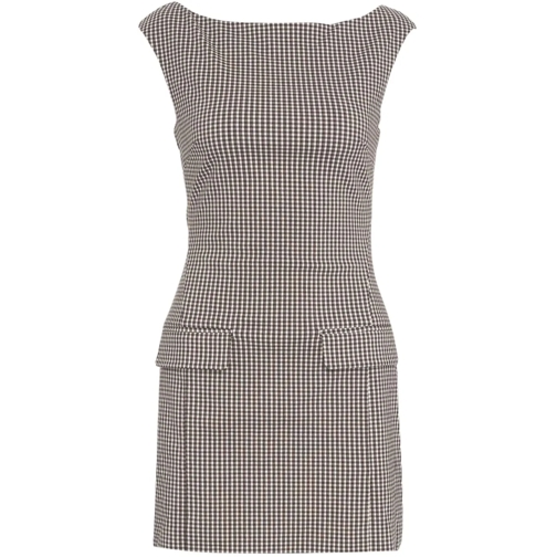 Staud Robes midi Mini dress 'The Walker Dress' braun