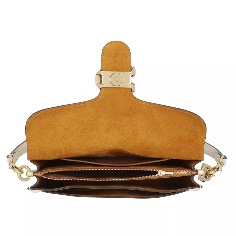 Coach Satchel Polished Pebble Leather Tabby Shoulder Bag 26 Chalk 2(Image 6)
