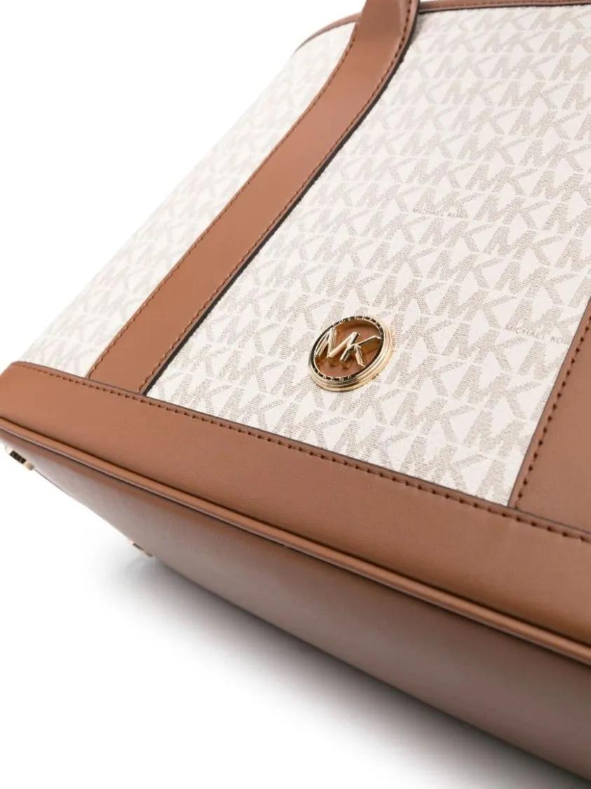 Michael Kors Shoppers & Totes Middle Satchel in beige