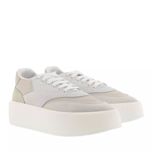 MM6 Maison Margiela Sneakers Shiny Nylon  White Low-Top Sneaker