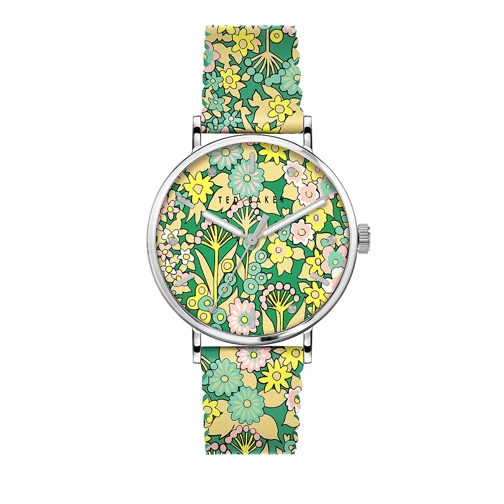 Ted Baker Phylipa Retro Watch Printed Green Quarz-Uhr
