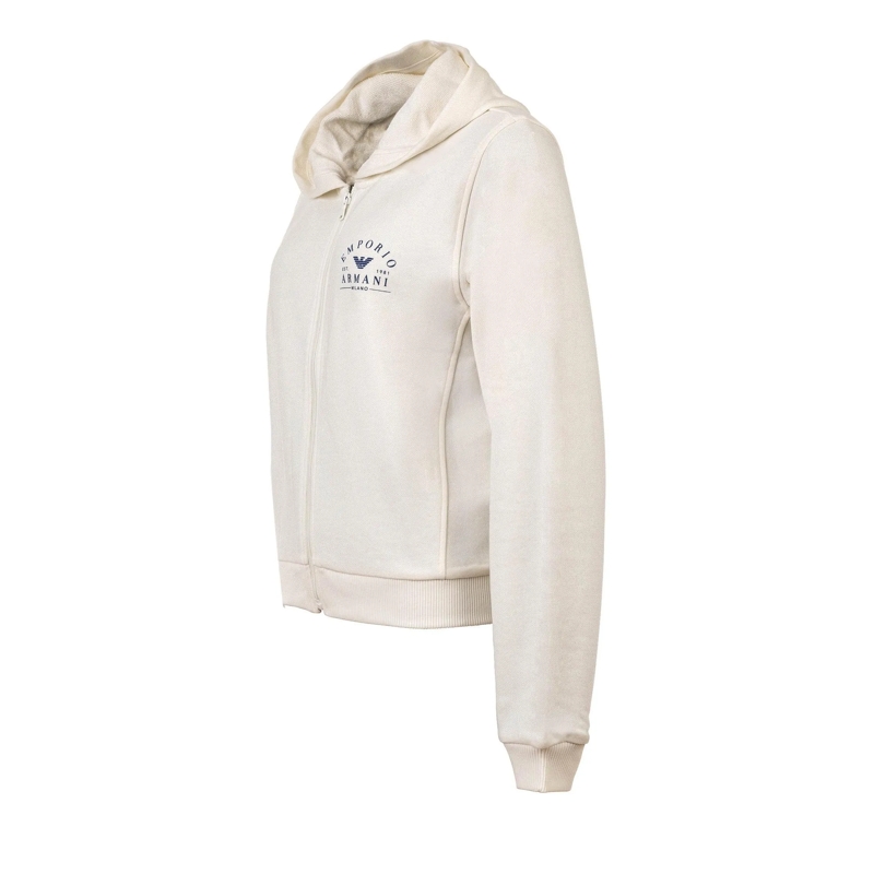 Emporio Armani Sweatjacke ICONIC LIGHT TERRY 1er Pack weiss(Image 2)