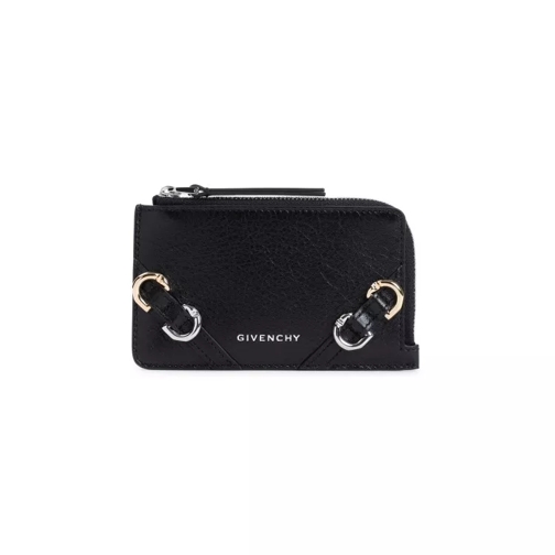 Givenchy Black Calf Leather Wallet Black Portemonnee