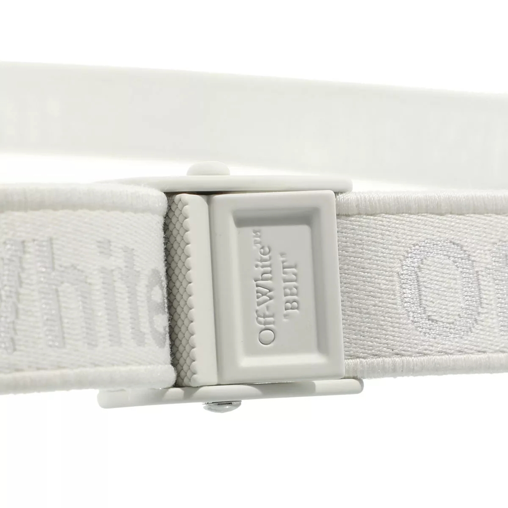 Off White Graphic Industrial Belt H25 White A White Dunne Riem