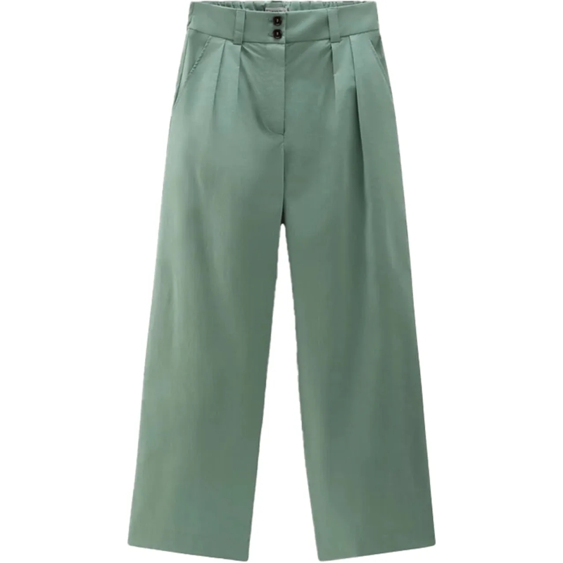 Woolrich Pantalon Trousers Sage grün