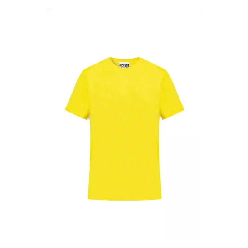 Moschino  Yellow Logo Print T-Shirt Yellow