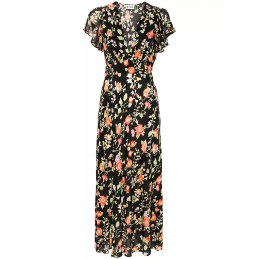 Rixo Robes midi Floral Dress Multicolor