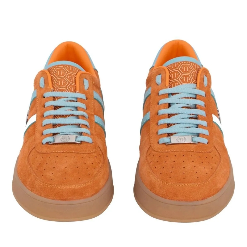 Philipp Plein Low-Top-Sneaker Low-Top Sneakers Retro Rebel orange(Image 4)