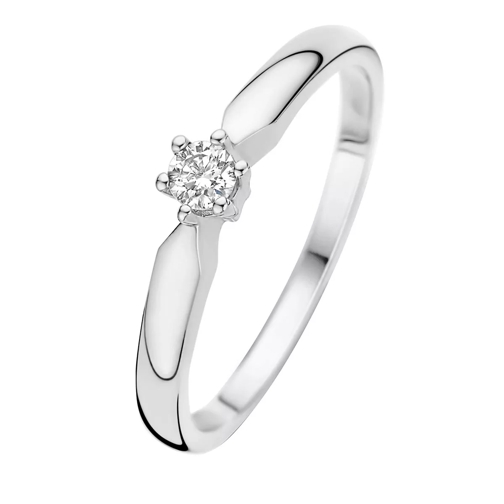 Isabel Bernard De la Paix Sybil 14 karat ring | diamond 0.10 ct White gold Anello con diamante