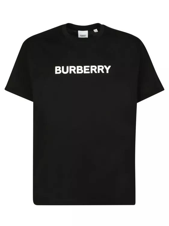 Oversized T-Shirt With Logo On The Front Black T-Shirts