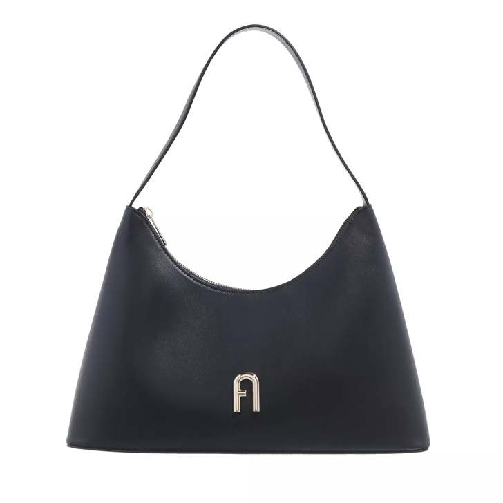 Furla Furla Diamante S Shoulder Bag Nero Hobo Bag