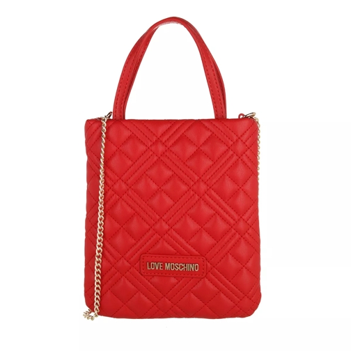 Love Moschino Borsa Quilted  Pu  Rosso Mini Bag