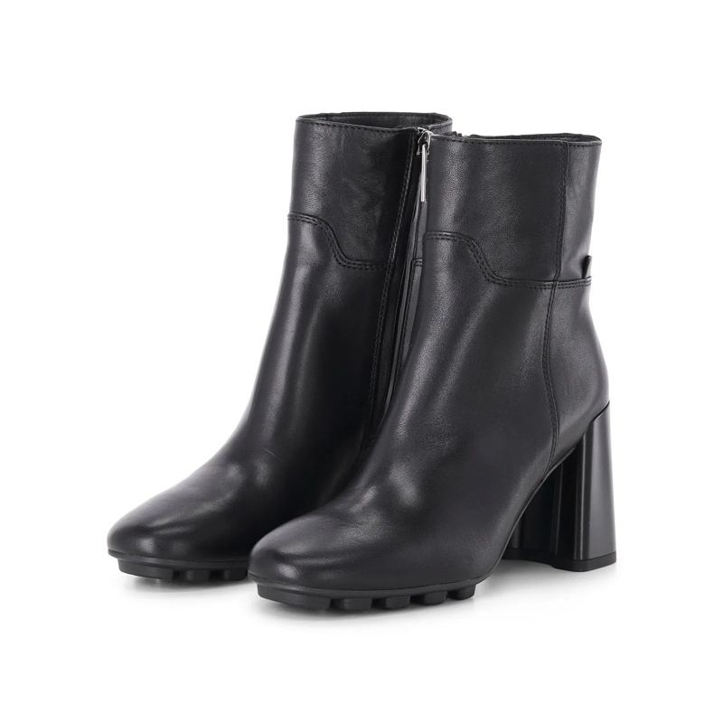 Hogan Schnürschuhe Stiefeletten mit Absatz schwarz