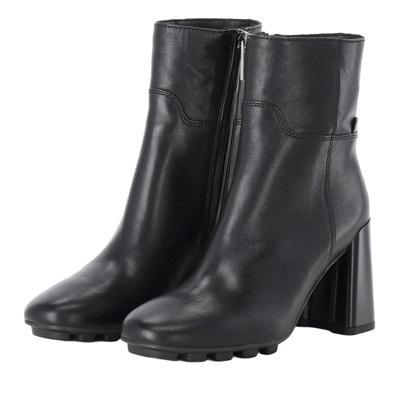 Hogan Veterschoenen Stiefeletten mit Absatz schwarz
