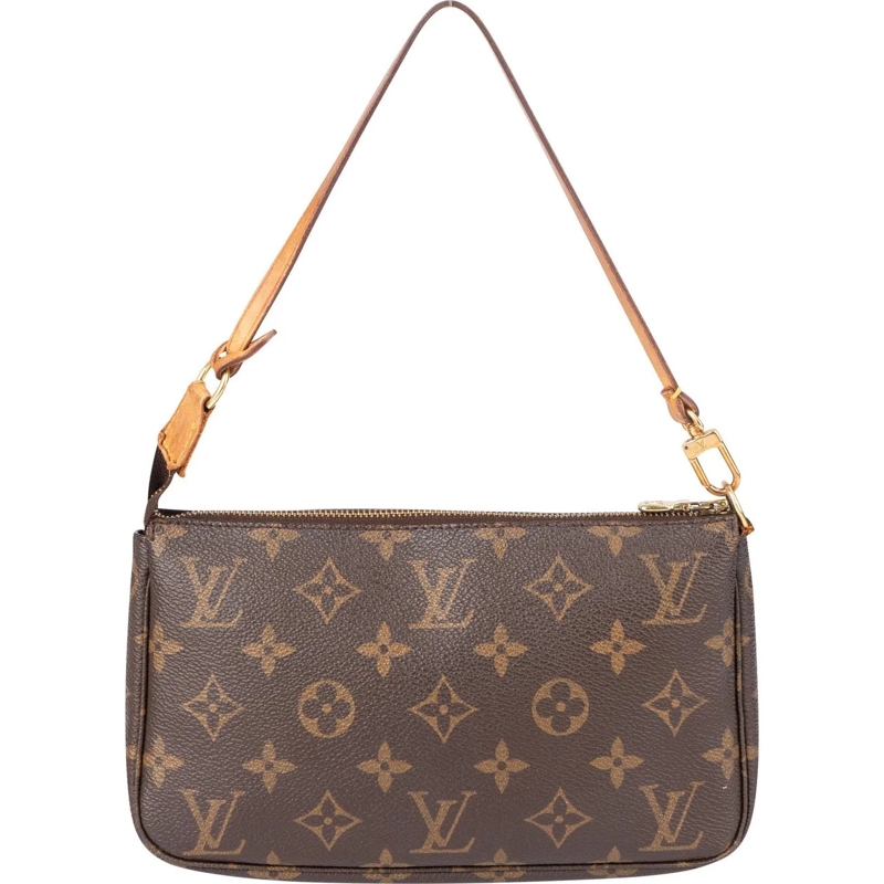 Louis Vuitton Tote Louis Vuitton Canvas Monogram Pochette Accessoire  braun