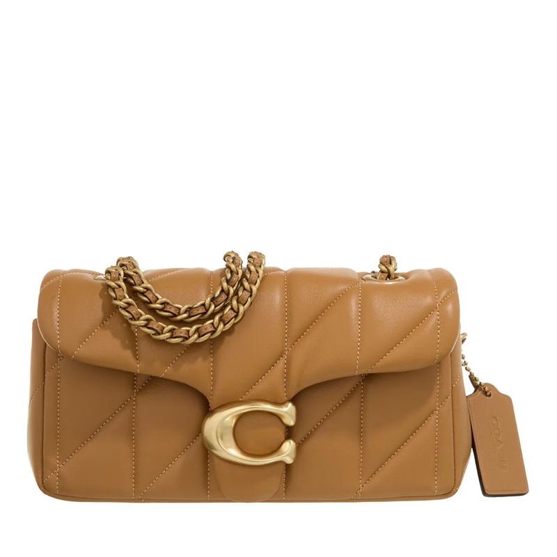 Coach Schultertasche Quilted Tabby Shoulder Bag 20 Honey Brown