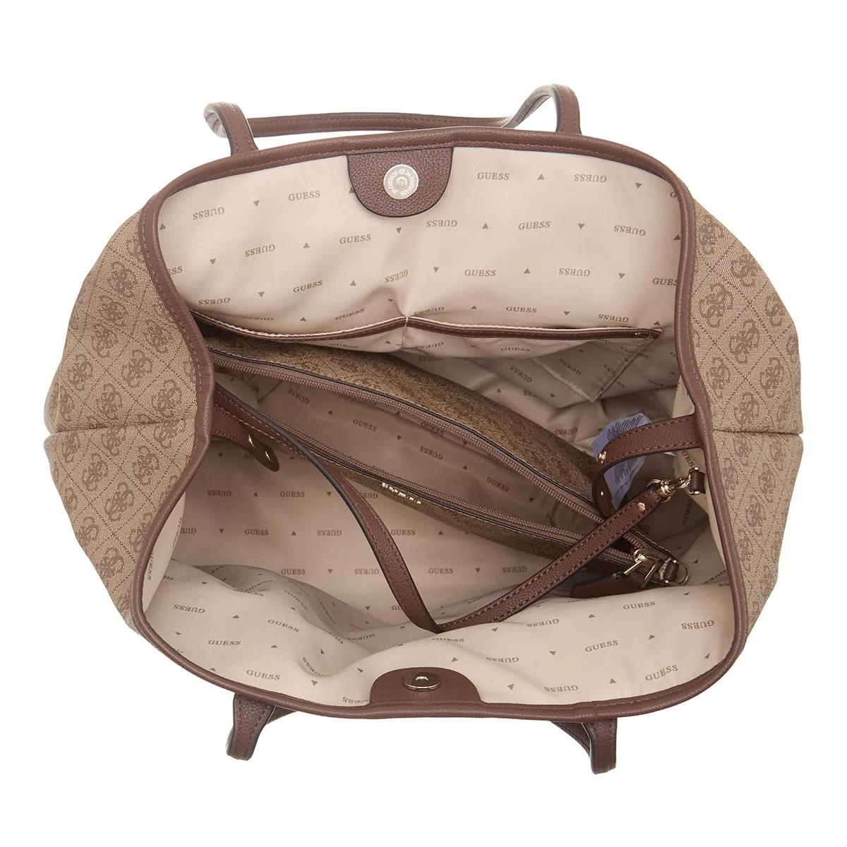 Guess Shoppers & Totes Victtoria Large 2 In 1 Tote in bruin