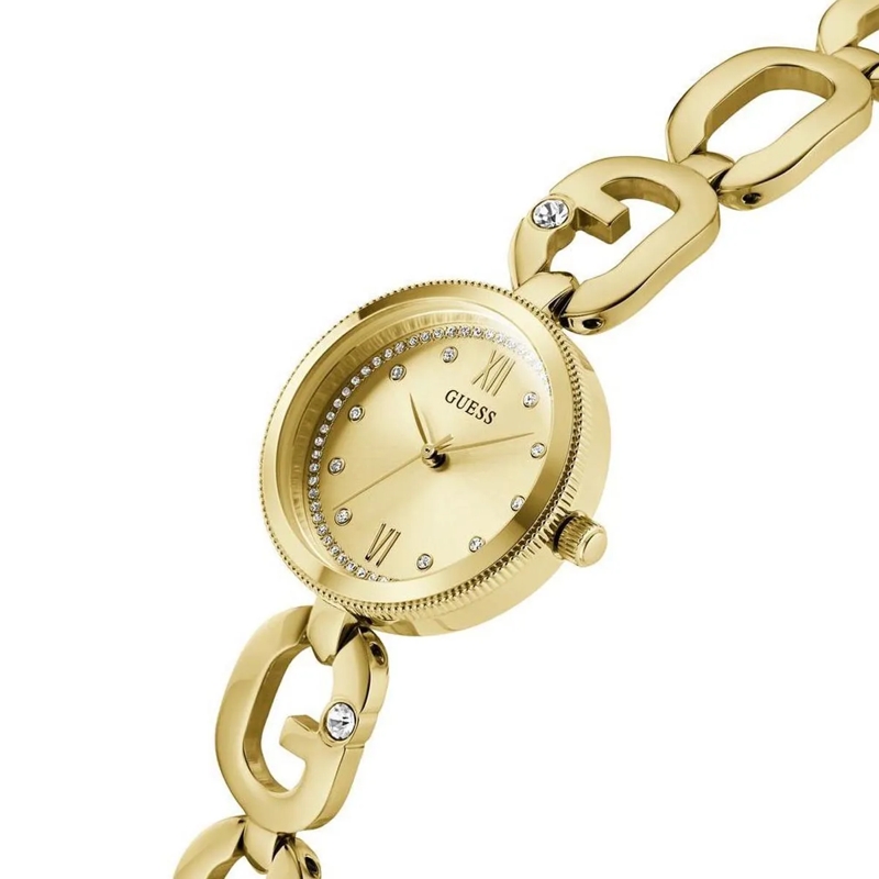 Guess Quarzuhr Quarz-Analoguhr Empower gold(Image 4)