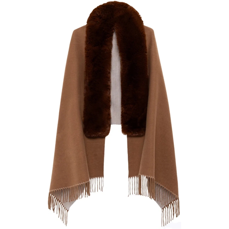 Blugirl Wollschal Scarfs Toasted Coconut braun