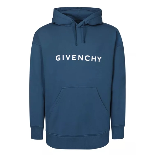 Givenchy Archetype Blue Hoodie Blue 