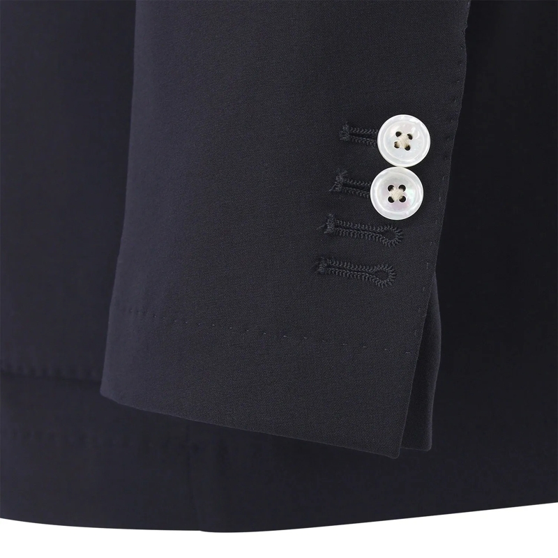 Marco Pescarolo Colbert Sakko Ares aus Schurwolle blau(Image 5)