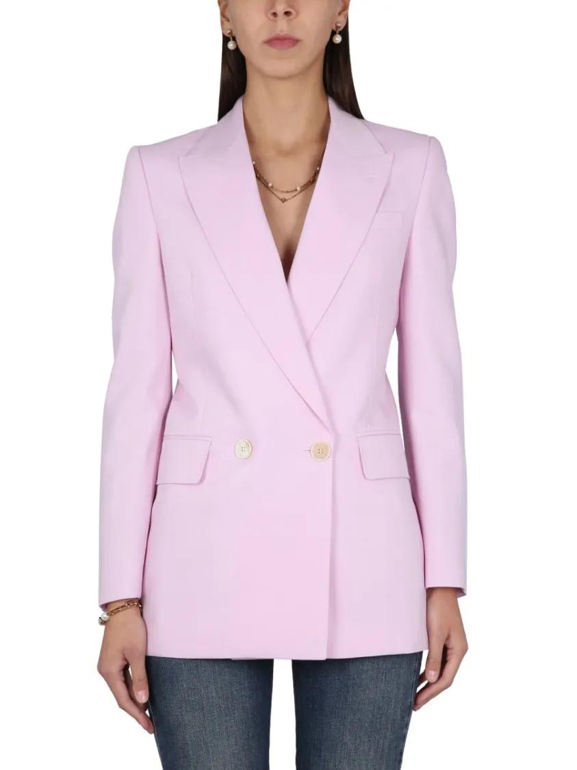 Thumbnail - Alexander McQueen - Double-Breasted Jacket - Größe 40 - pink