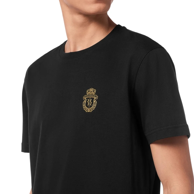 BILLIONAIRE T-Shirt T-Shirt Rundhalsausschnitt Ss Crest schwarz(Image 4)