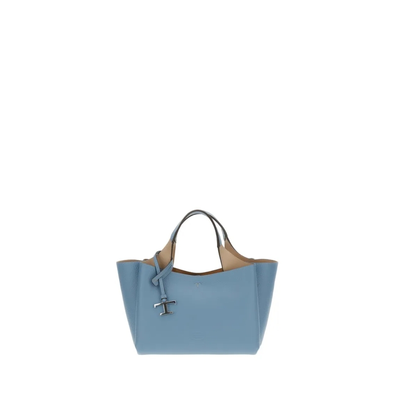 Tod's Tote Apa Mini 2-Handle Bag Blue